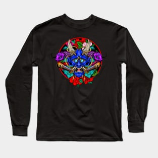 Oni Skull and Koi Fish 1.3 Long Sleeve T-Shirt